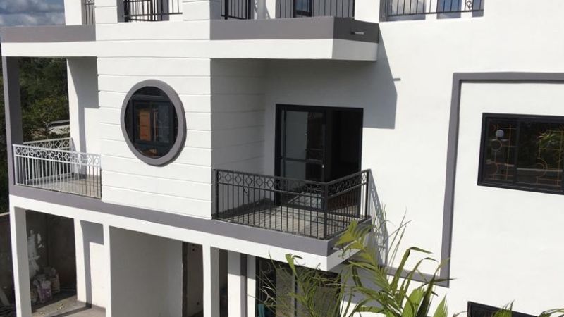 Facade painting Yaoundé